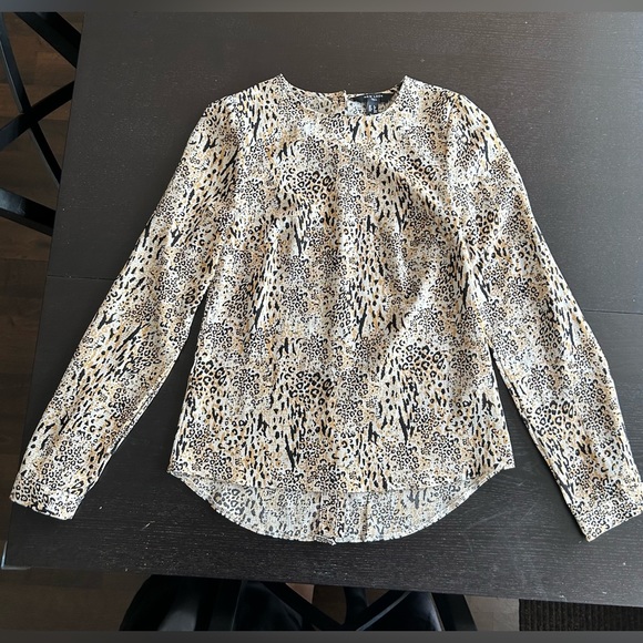 New Look (ASOS) Animal Print Blouse Size 4Tall - Picture 5 of 8